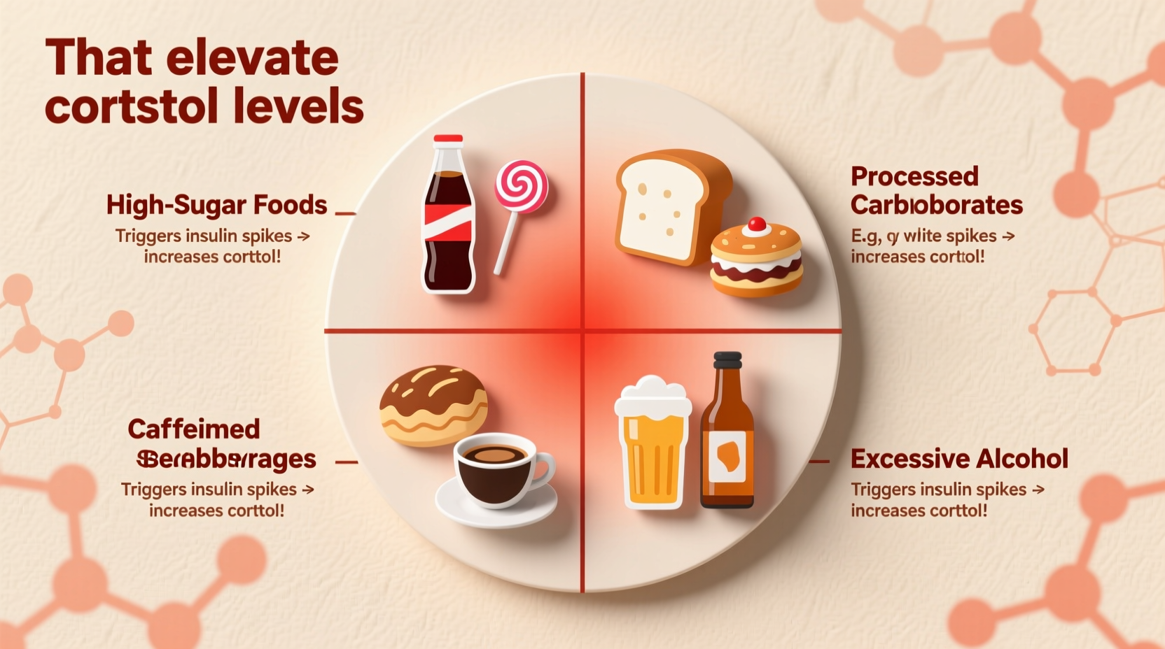 what foods raise cortisol