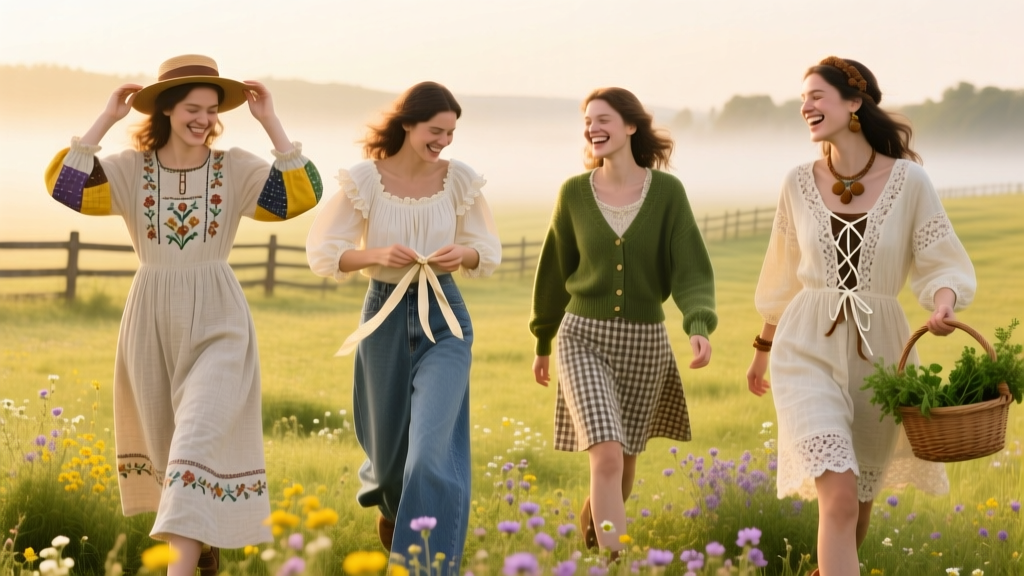 Why Cottagecore Is Still Dominating 2024 Fashion