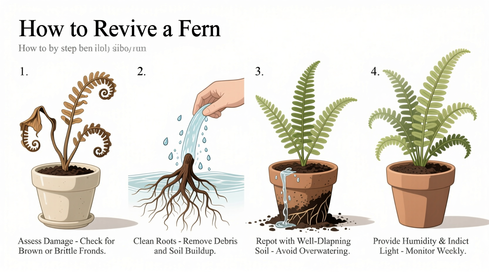 Revive a Dying Fern in 7 Days | TheHomeSprouts