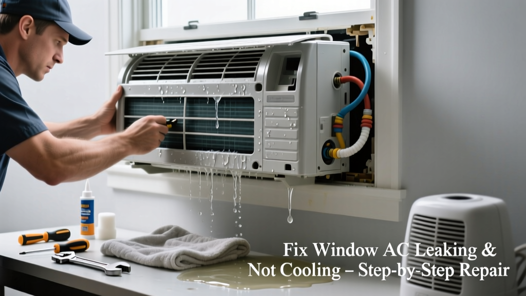 Fix Window AC Leaking and Not Cooling Properly