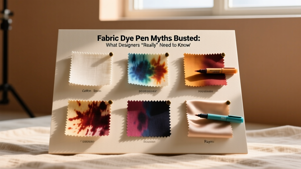 Fabric Dye Pen Myths Busted: What Designers *Really* Need to Know