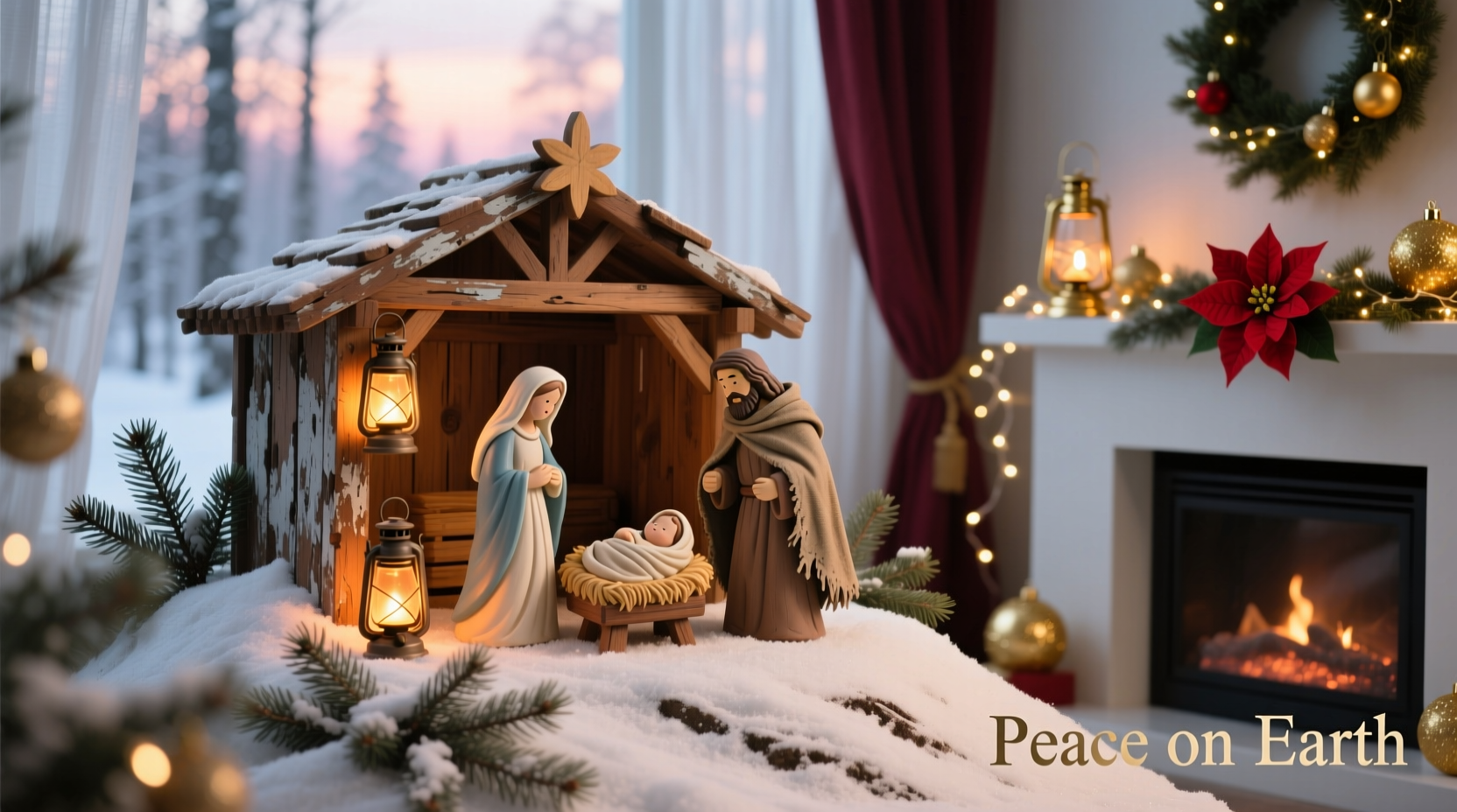 how to create a nativity scene that complements your existing christmas decor