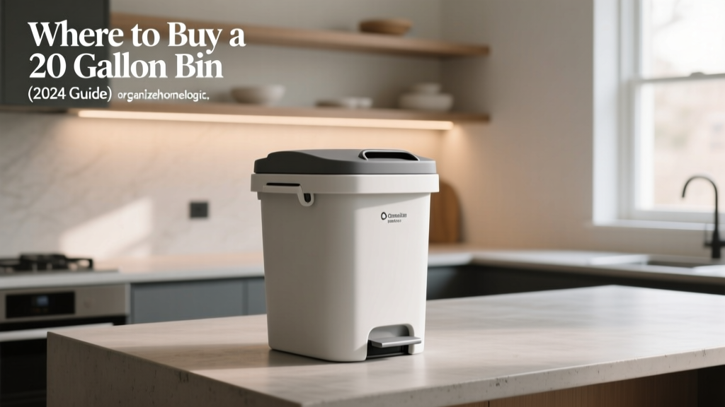 Where to Buy a 20 Gallon Bin (2024 Guide)