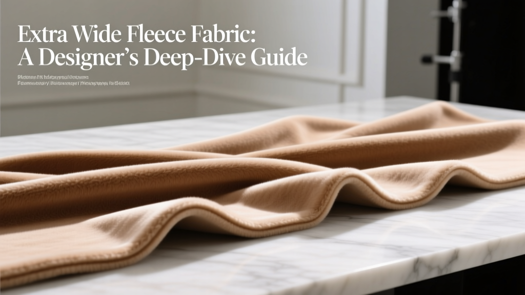 Extra Wide Fleece Fabric: A Designer’s Deep-Dive Guide