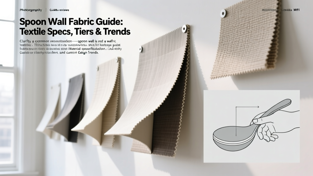 Spoon Wall Fabric Guide: Textile Specs, Tiers & Trends