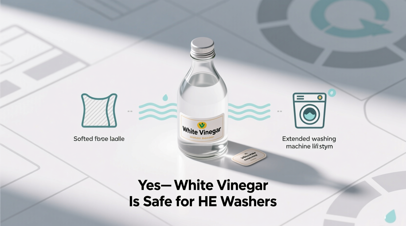 vinegar in he washers safe or risky