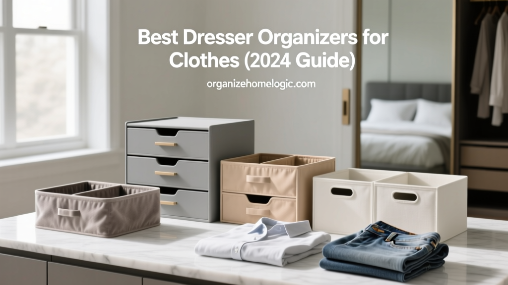 Best Dresser Organizers for Clothes (2024 Guide)