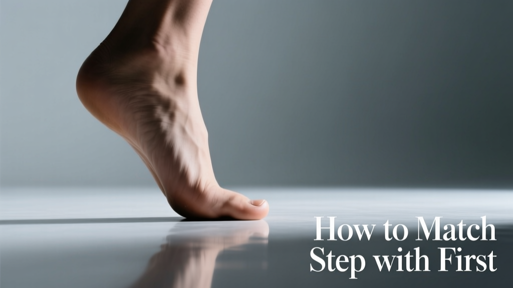 How To Match Step With First: A Precision Guide for Footwear Fit and Gait Alignment