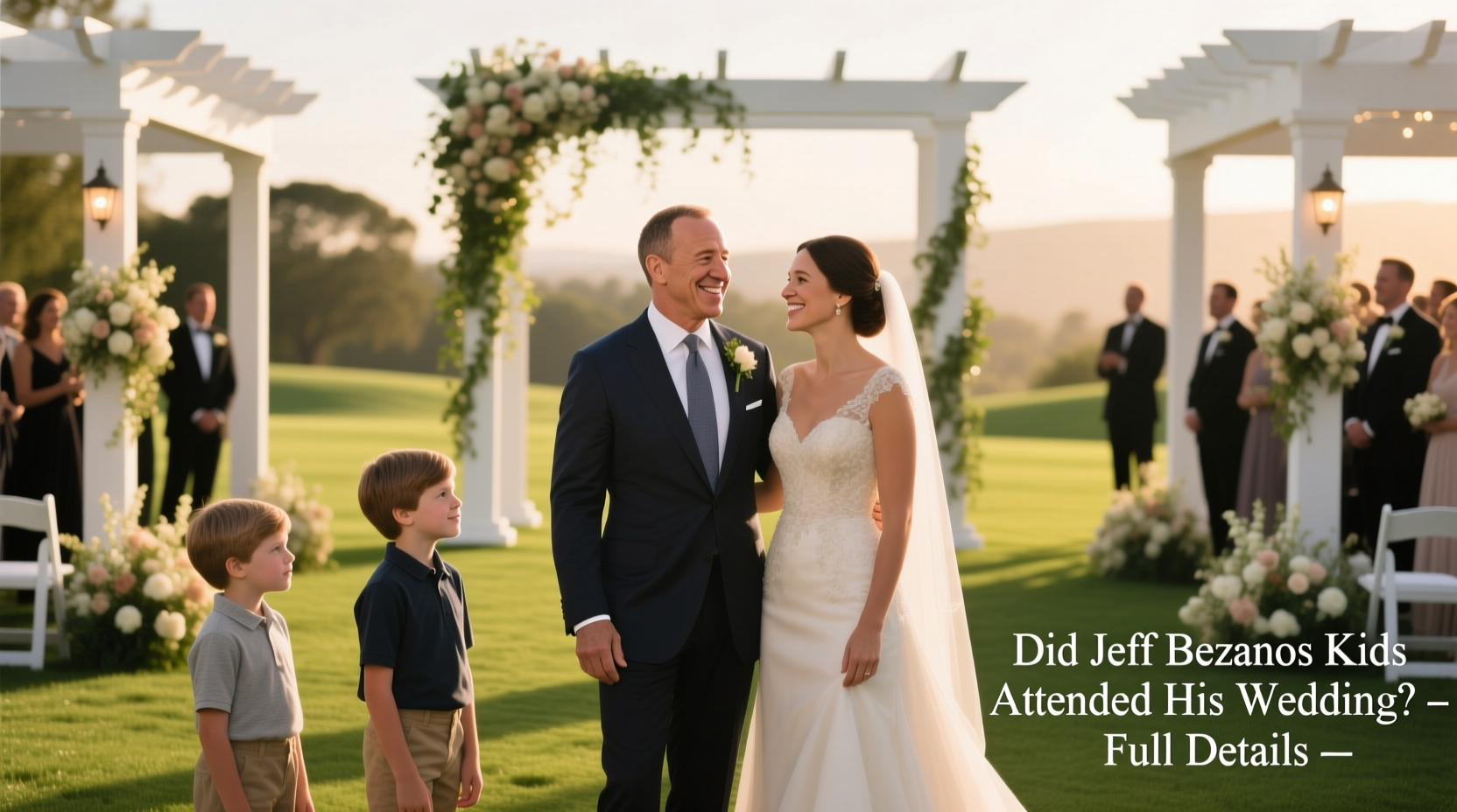 did jeff bezos kids attend his wedding