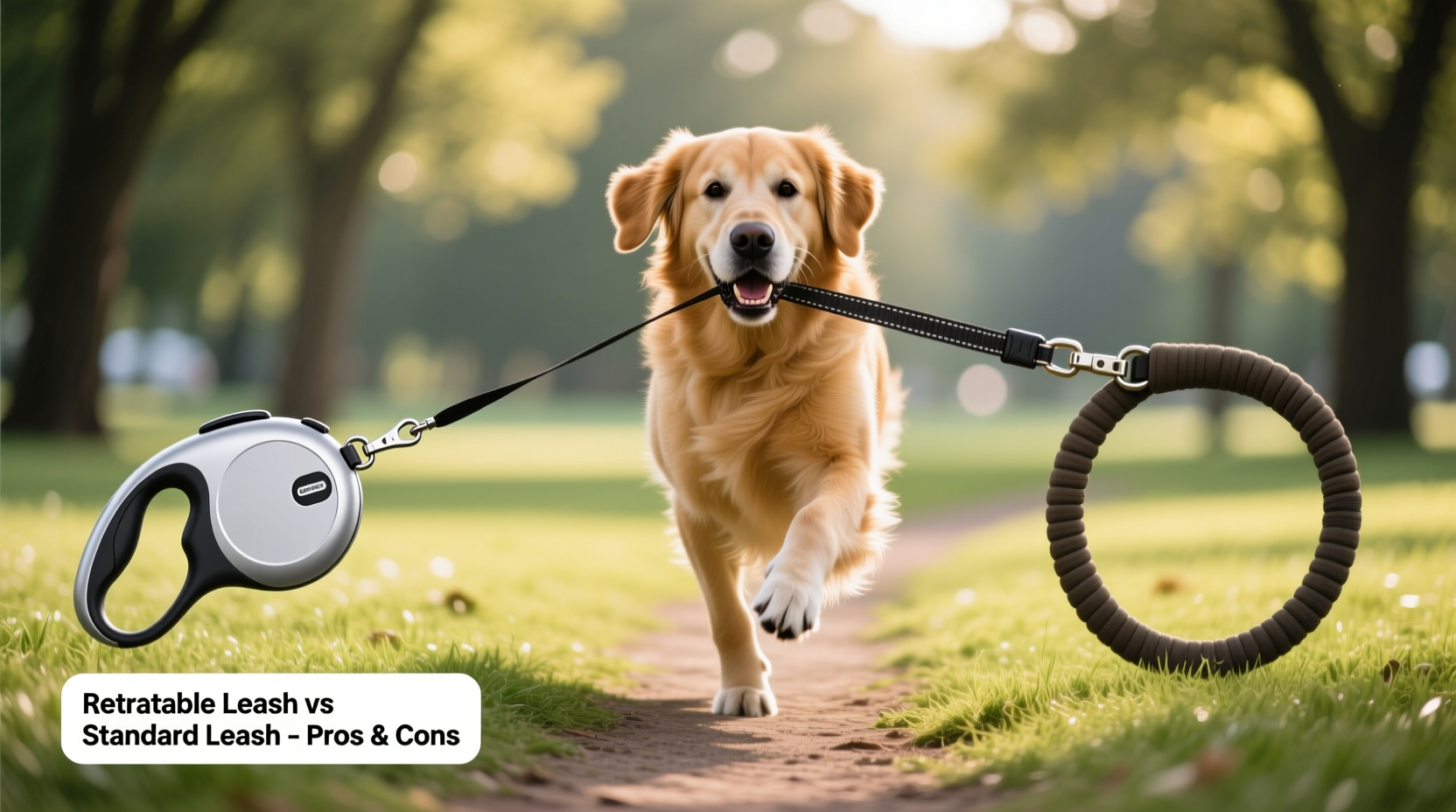 is a retractable leash better than a standard one for large dogs