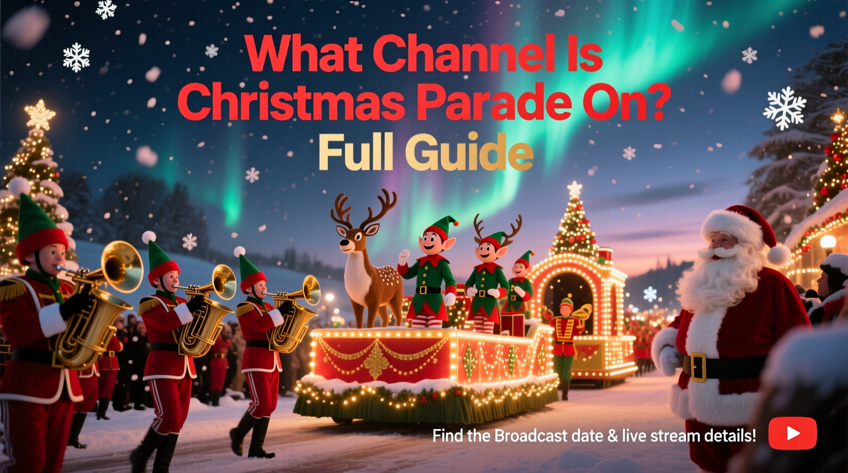 what channel is christmas parade on