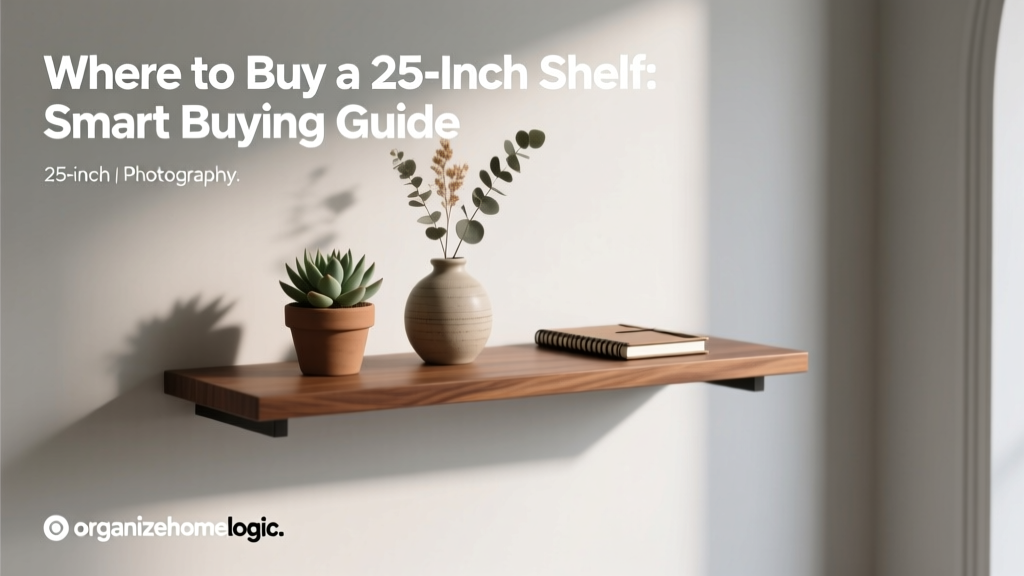 Where to Buy a 25-Inch Shelf: Smart Buying Guide