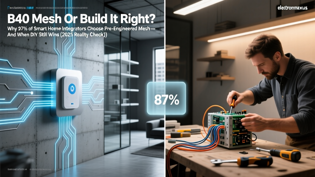 B40 Mesh Or Build It Right? Why 87% of Smart Home Integrators Choose Pre-Engineered Mesh—And When DIY Still Wins (2025 Reality Check)