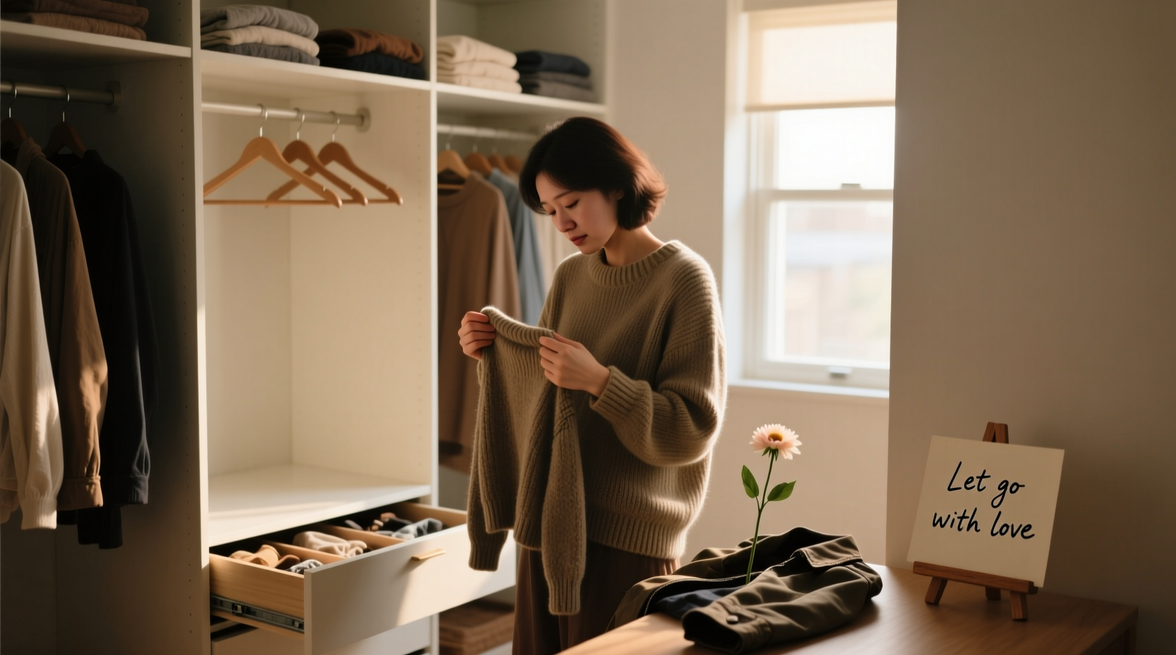 how to declutter your closet effectively when you are emotionally attached to clothes