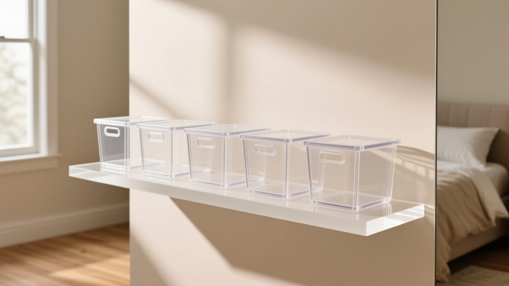 Where to Buy iDesign Small Stackable Clear Closet Bins