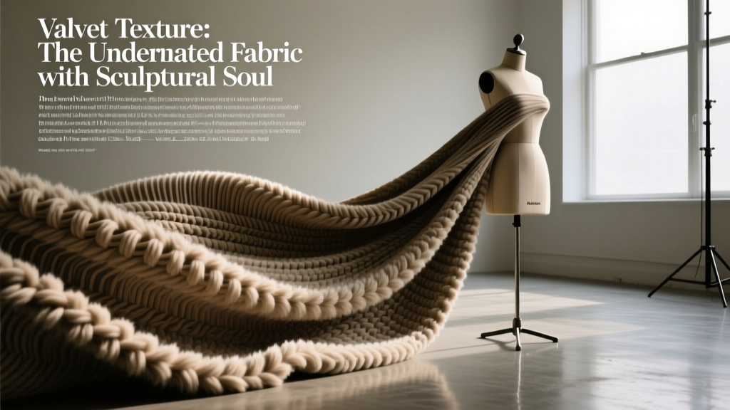 Valvet Texture: The Underrated Fabric with Sculptural Soul