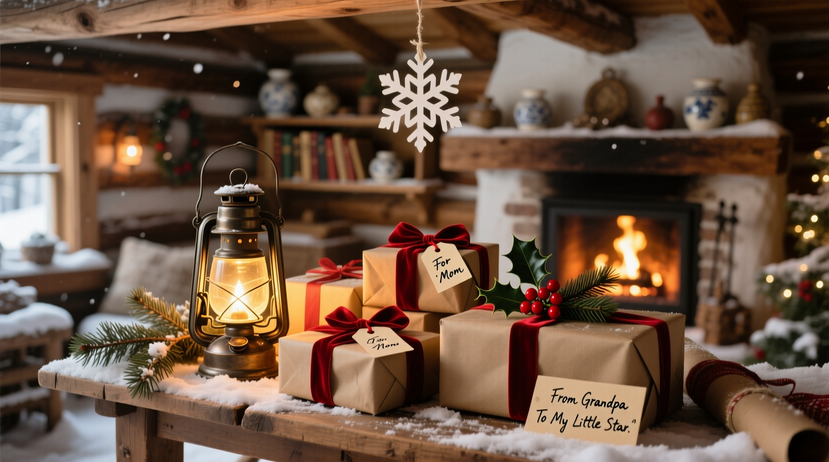 a gift wrapped christmas