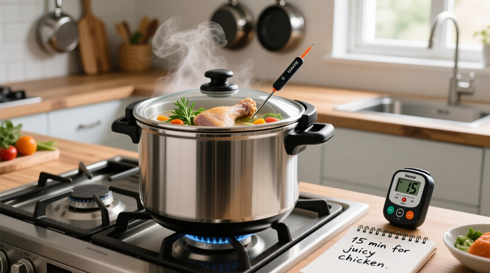 how long to cook chicken in the pressure cooker
