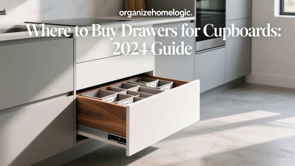 Where to Buy Drawers for Cupboards: 2024 Guide