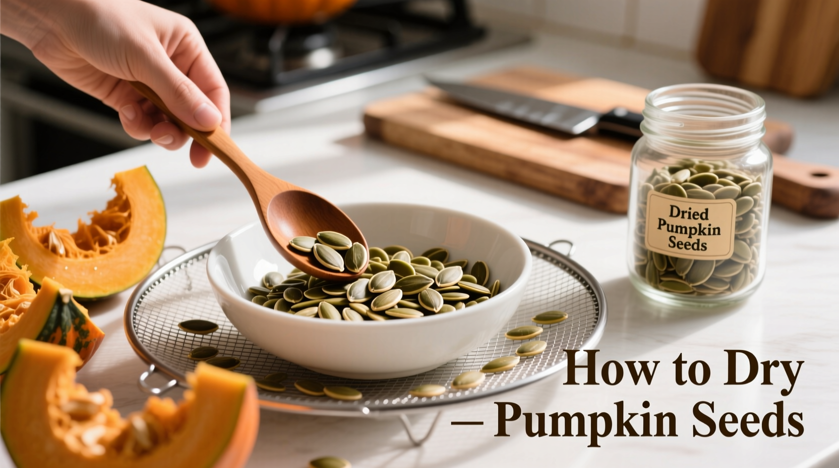 how to dry pumpkin seeds
