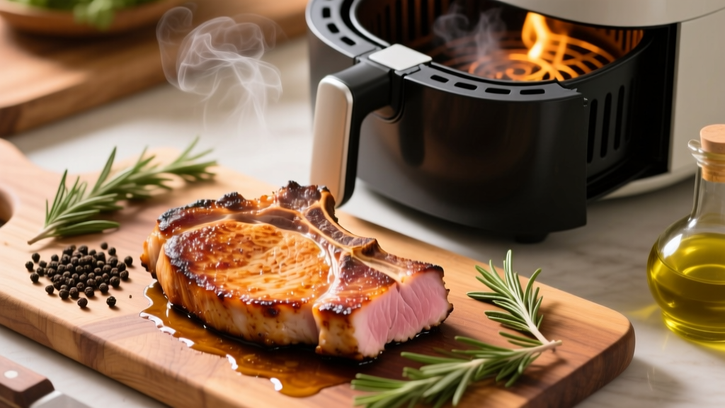 Best Air Fryer Temperature for Pork Chops (Crispy & Juicy!)