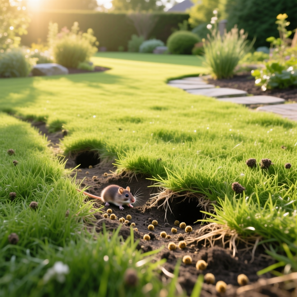 Identifying &amp; Controlling Vole Damage in Lawns &amp; Garden Beds