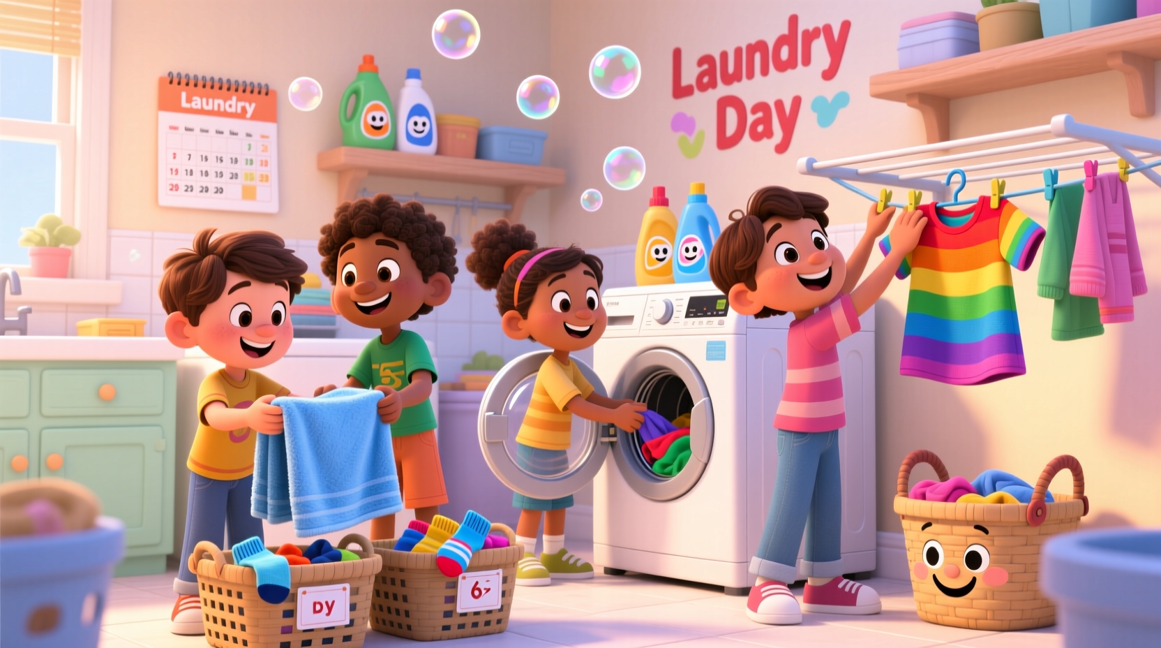 laundry 101 for kids
