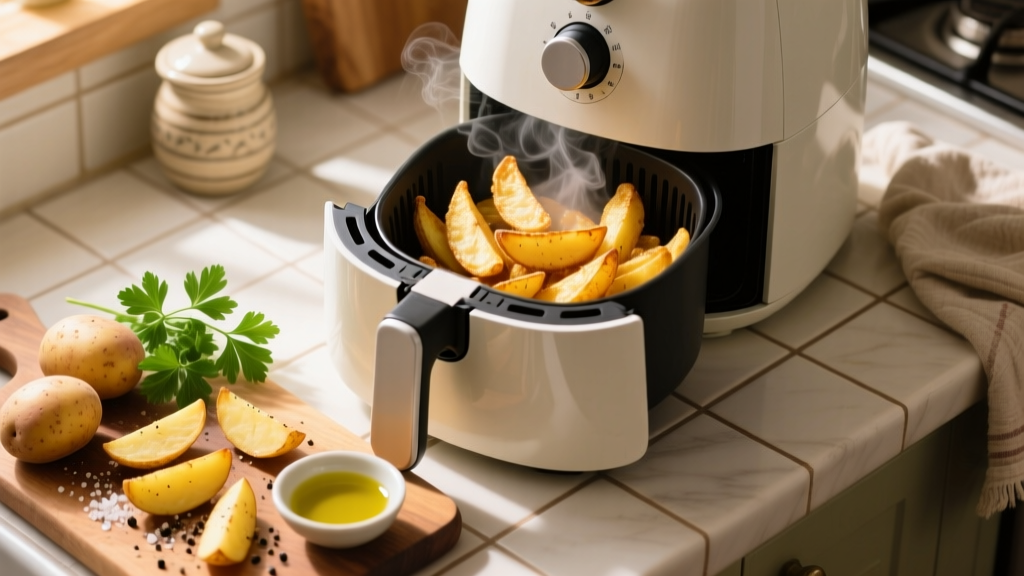 Loaded Potato Wedges in Air Fryer (Crispy & Easy!)