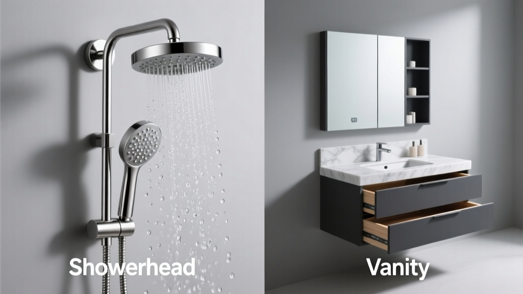 Showerhead vs Vanity: Which Fits Your Bathroom Best?