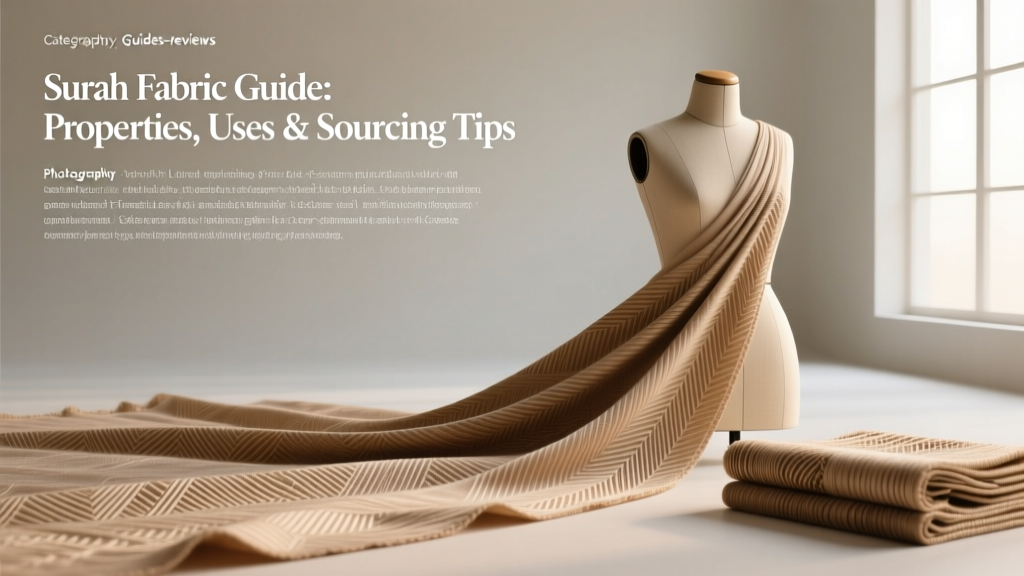 Surah Fabric Guide: Properties, Uses & Sourcing Tips