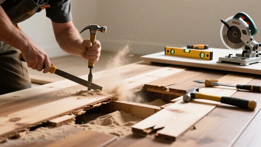 Hardwood Floor Cupping: Replace Damaged Planks