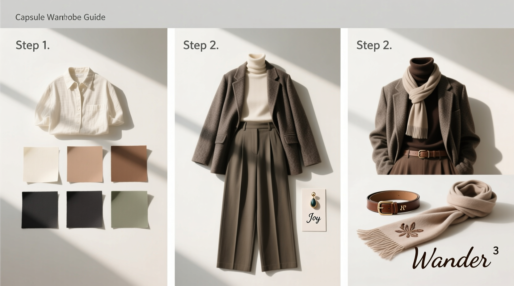 step by step guide to creating a minimalist capsule wardrobe that still feels personal