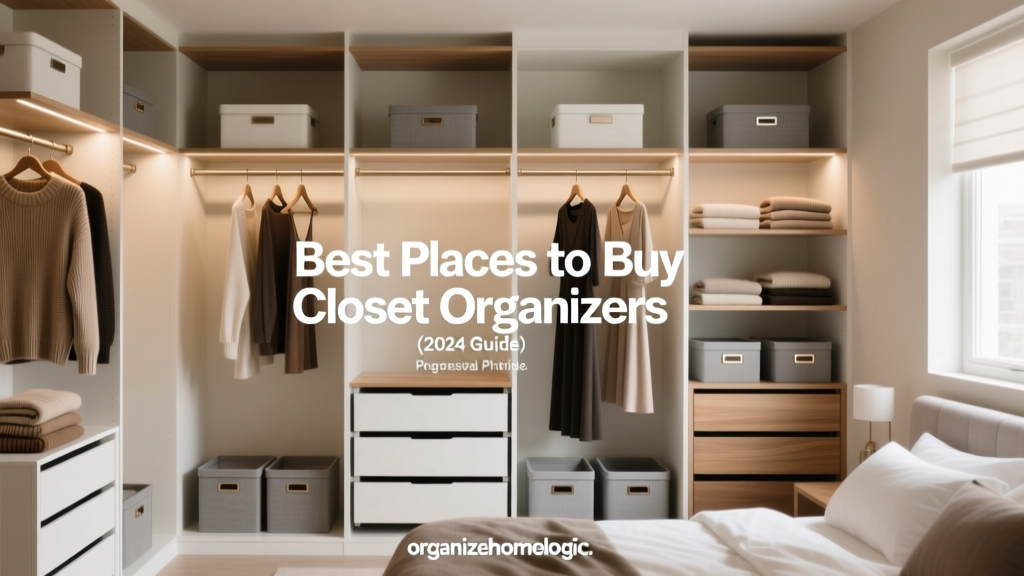 Best Places to Buy Closet Organizers (2024 Guide)