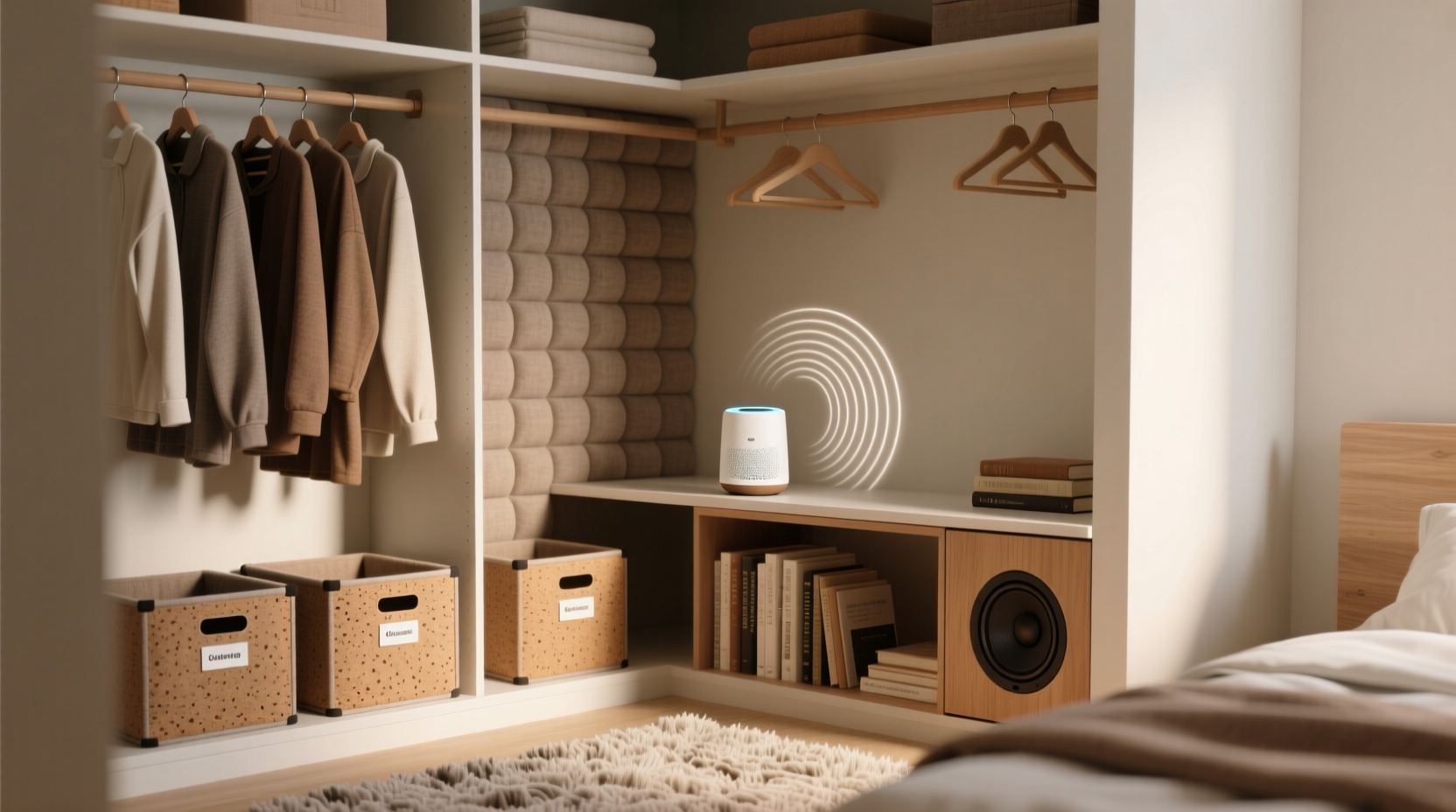 closet organization tips for quiet dressing
