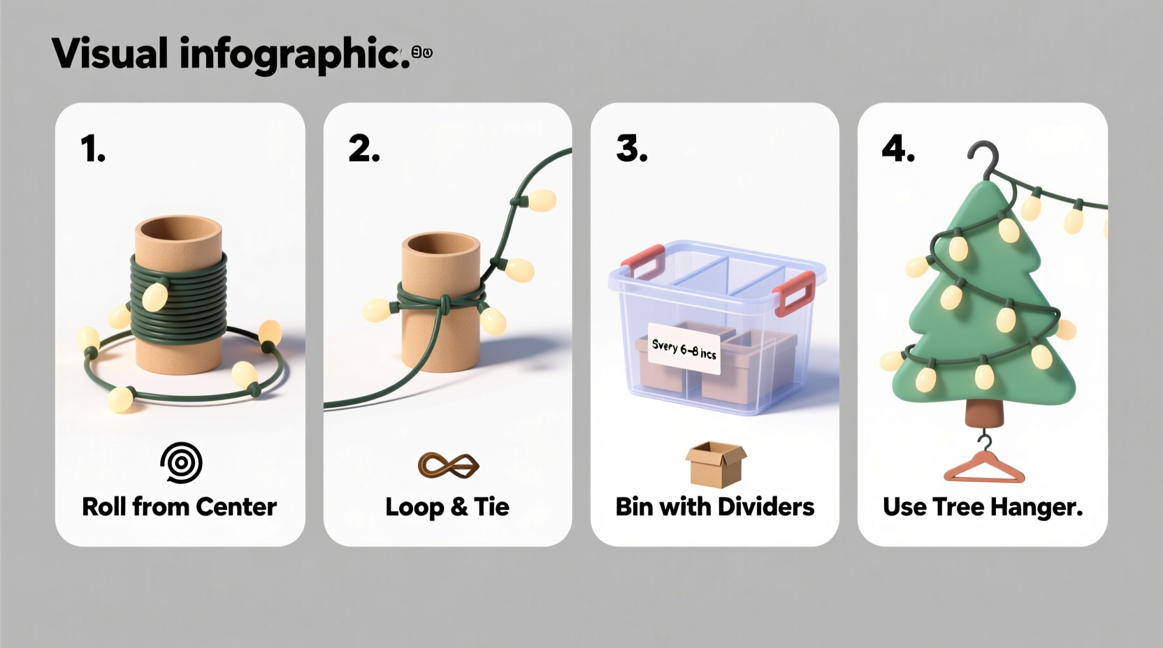 how to prevent christmas lights from tangling next year with simple tricks