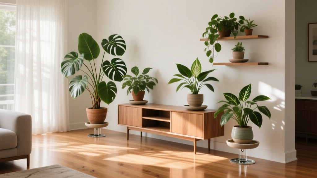 Protect Hardwood Floors from Plant Watering