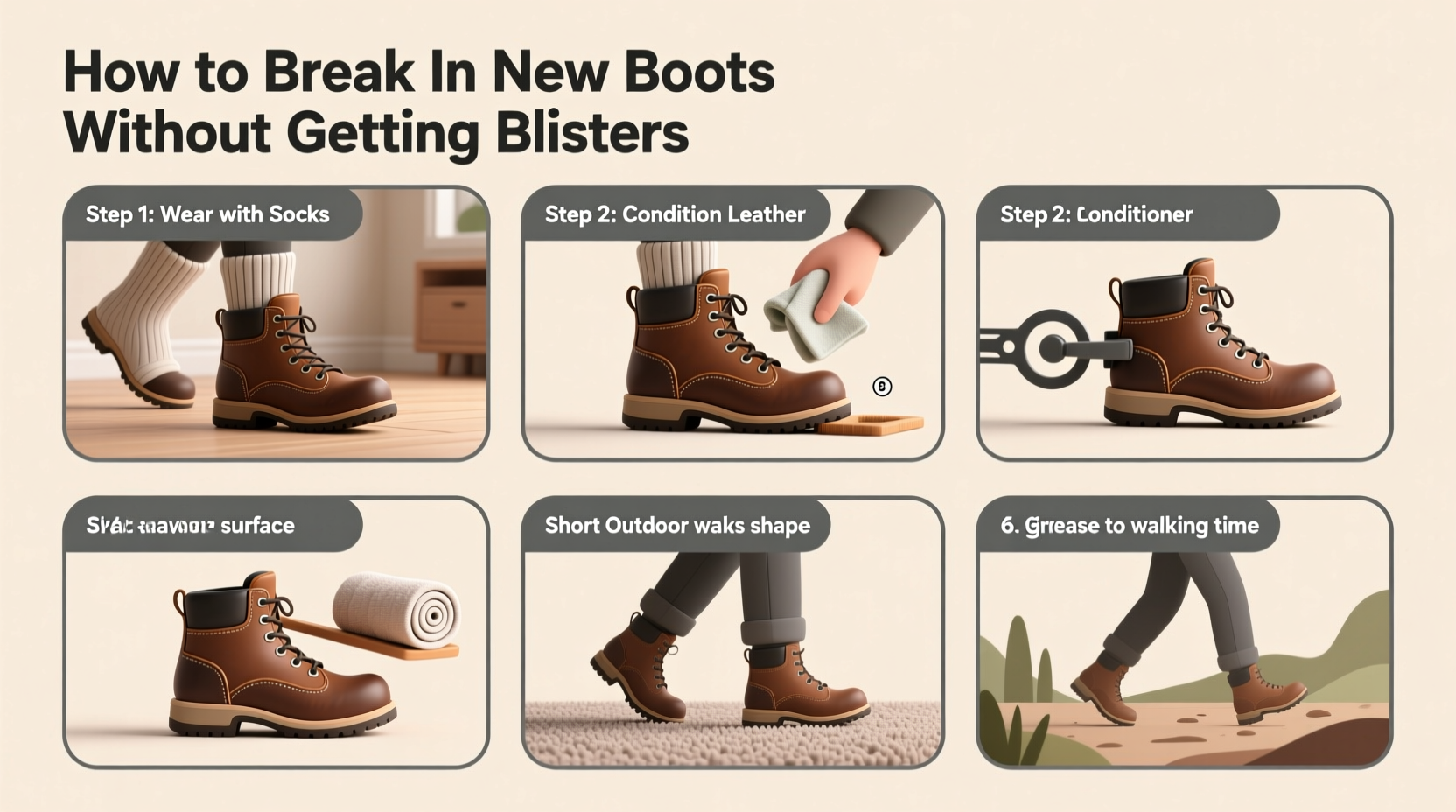 how to break in new boots without getting blisters