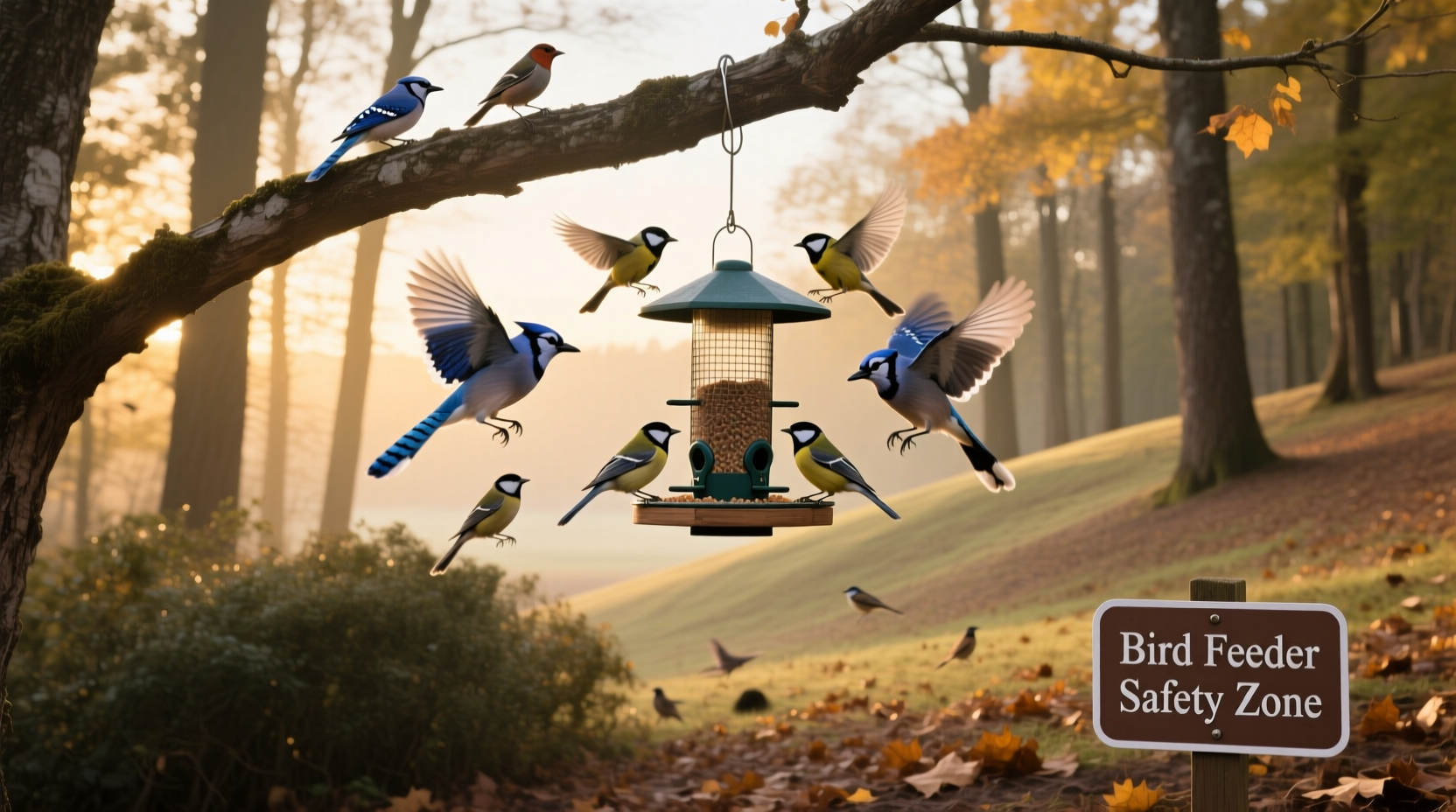 where to place bird feeders