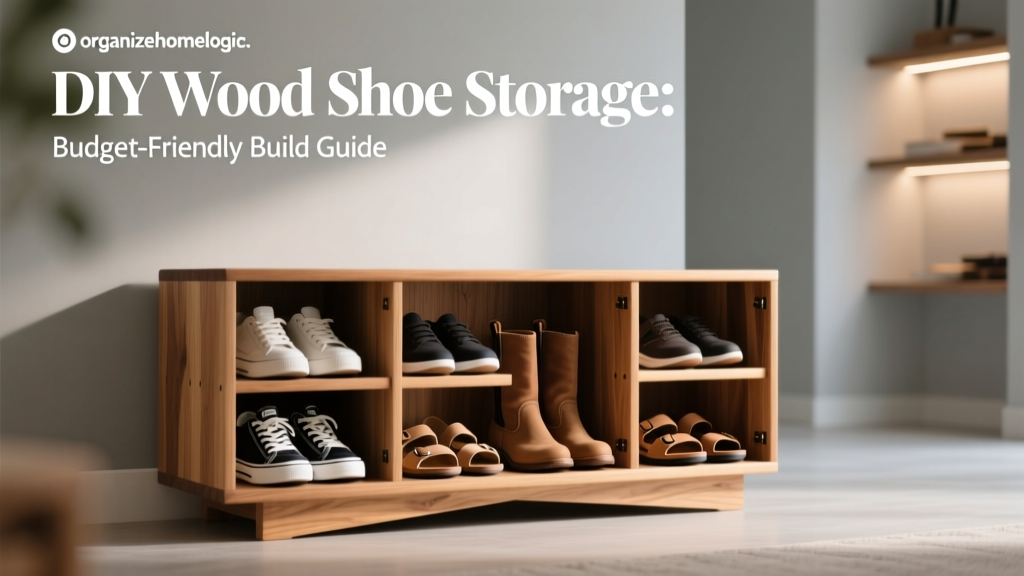 DIY Wood Shoe Storage: Budget-Friendly Build Guide