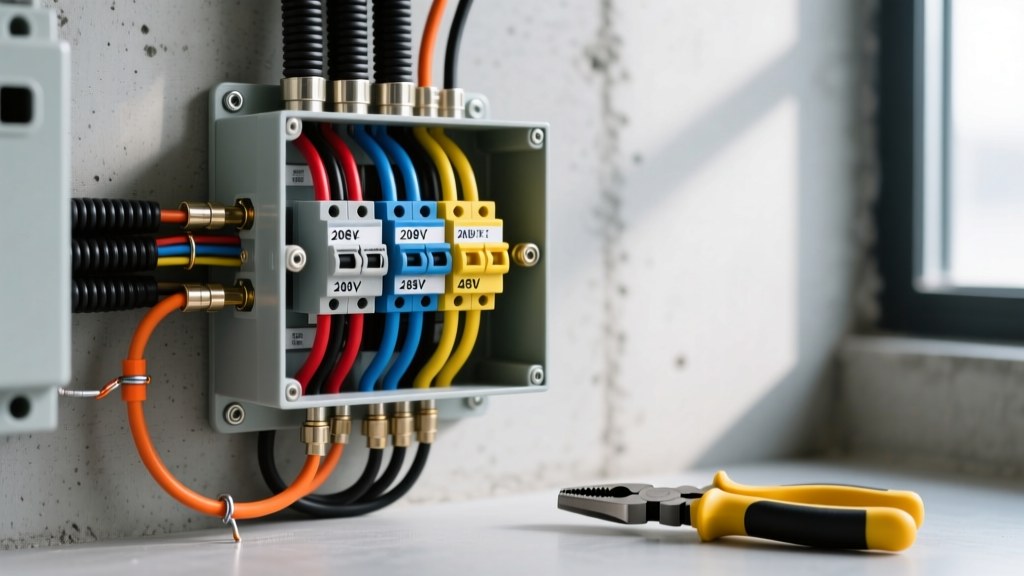 Commercial Electricity Wiring Colours: 208V vs 480V NEC Guide