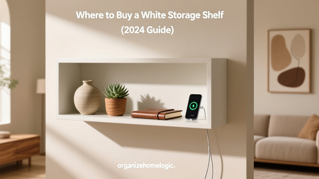 Where to Buy a White Storage Shelf (2024 Guide)