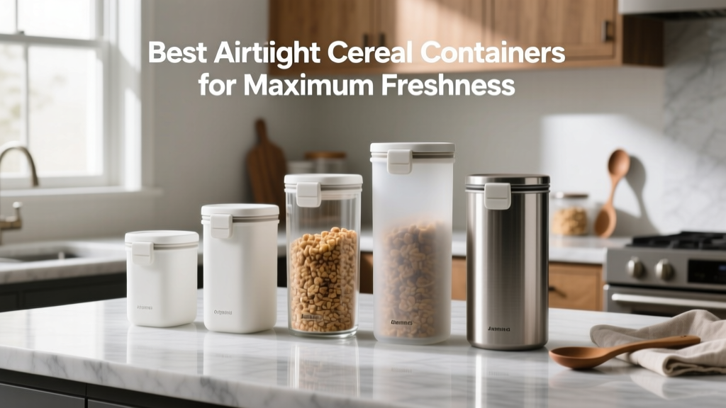 Best Airtight Cereal Containers for Maximum Freshness
