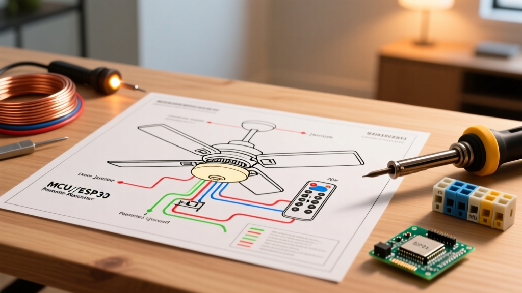 Troubleshooting a Wiring Diagram for Ceiling Fan with Light and Remote