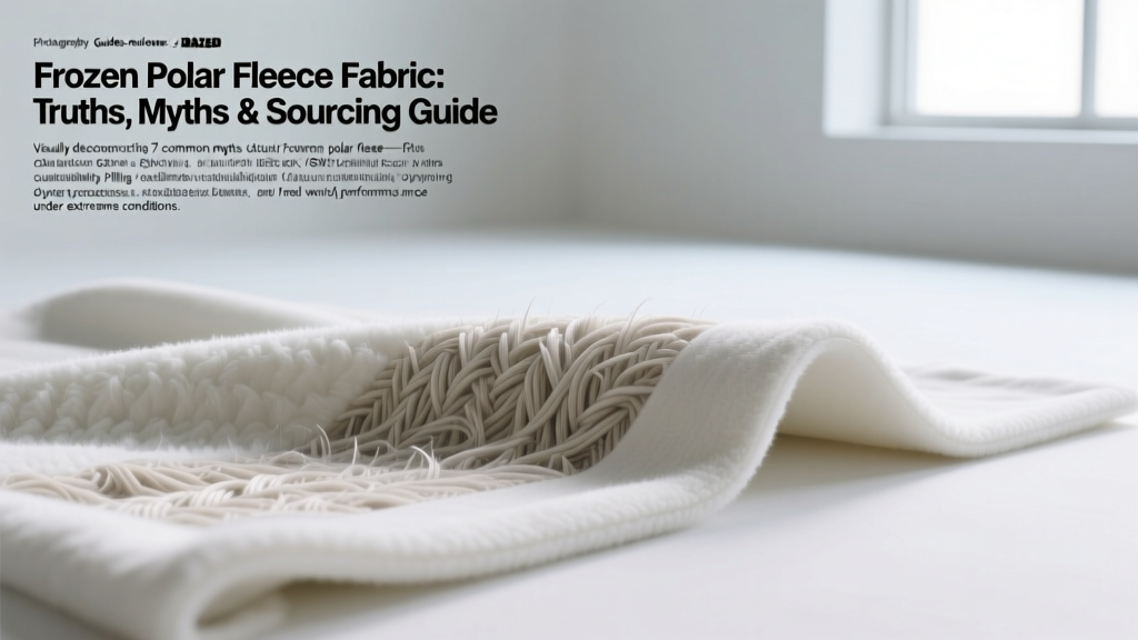 Frozen Polar Fleece Fabric: Truths, Myths & Sourcing Guide