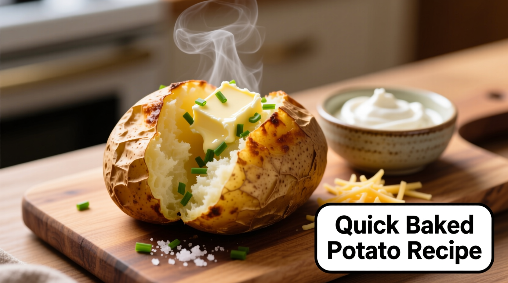 25-Minute Perfect Baked Potato Recipe (60% Faster)