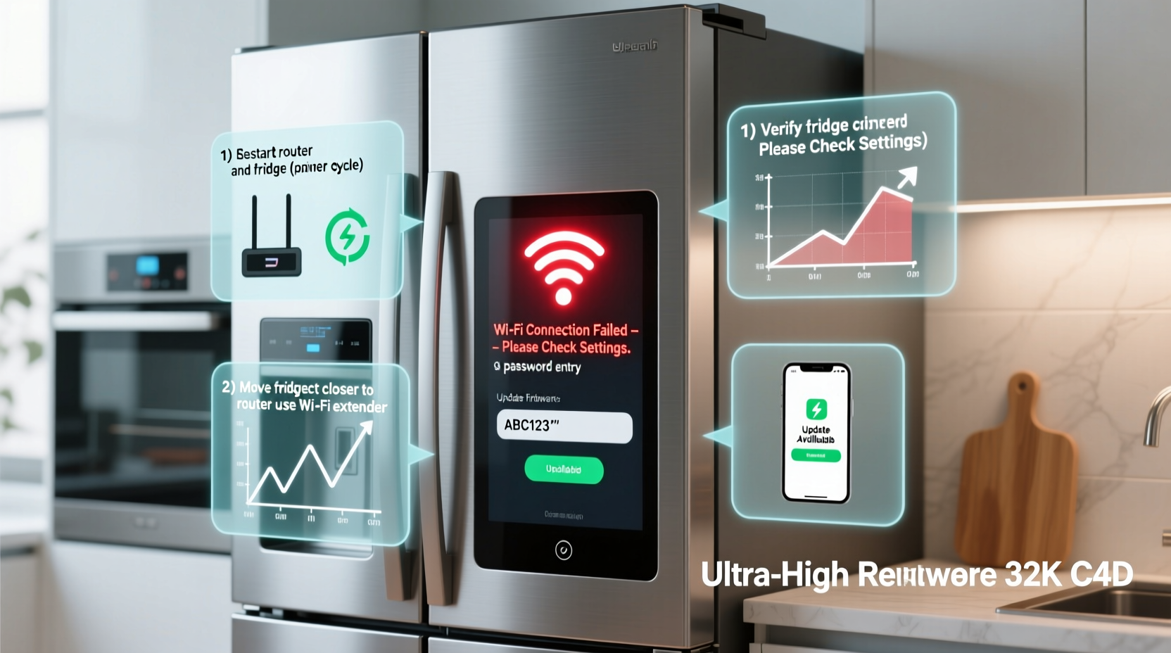 smart fridge not connecting to wifi troubleshooting steps that actually work