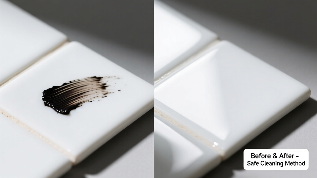 How to Remove Mascara from Porcelain Safely