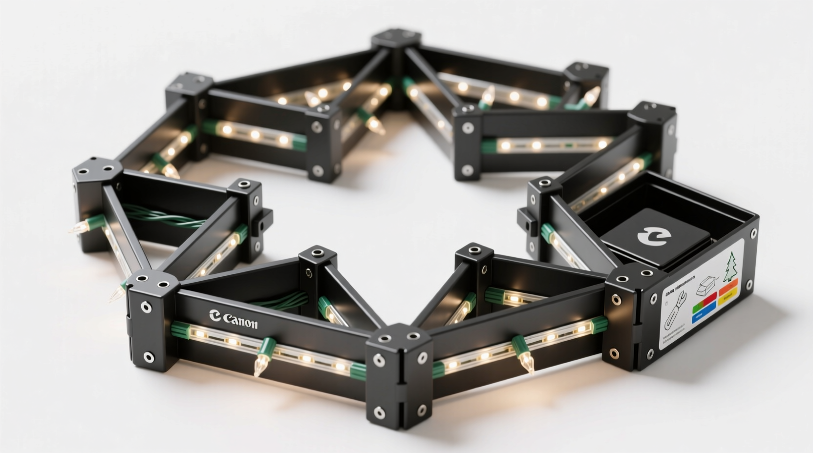 how to build a modular christmas light frame for easy yearly setup