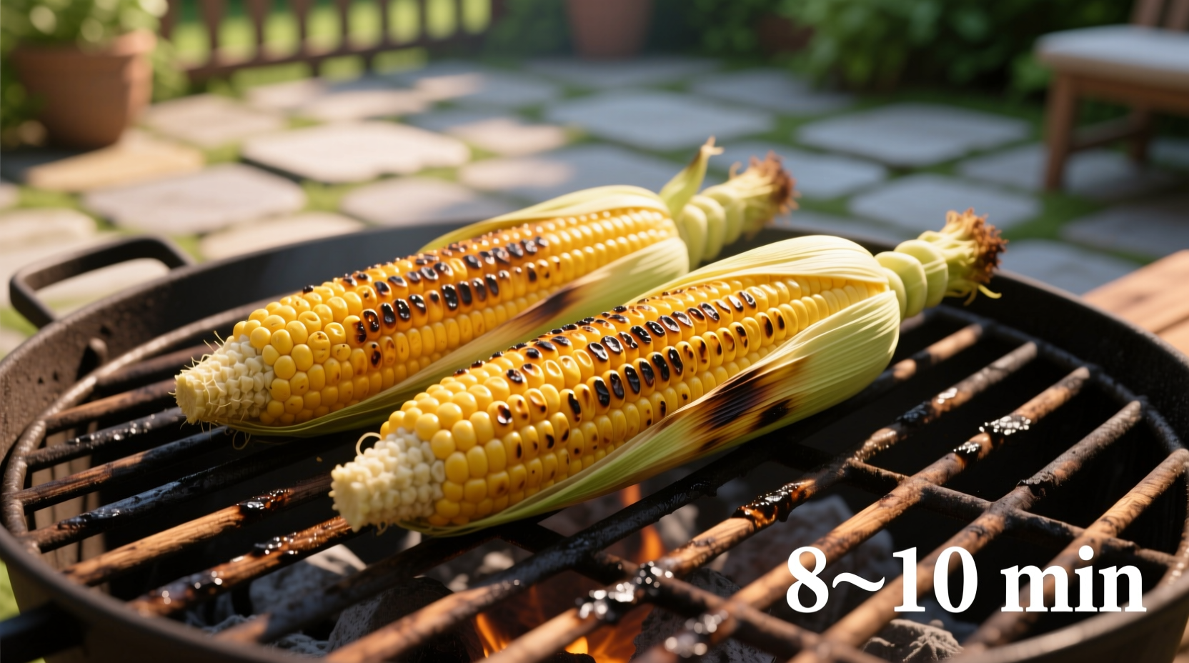 how long to cook corn on the cob grill