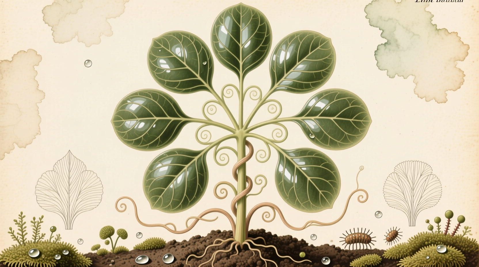 plant with round leaf